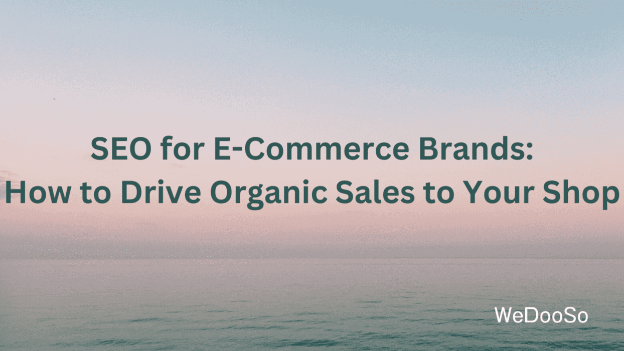 SEO for E-Commerce: How to Drive Organic Sales to Your Shop image